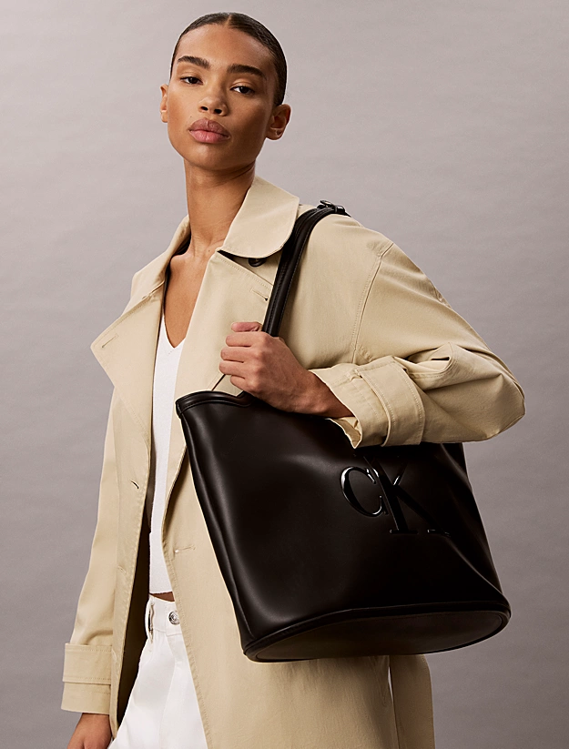 Γυναικεία CK Shopper Τσάντα Μαύρη Calvin Klein LV04F3562G-UB1