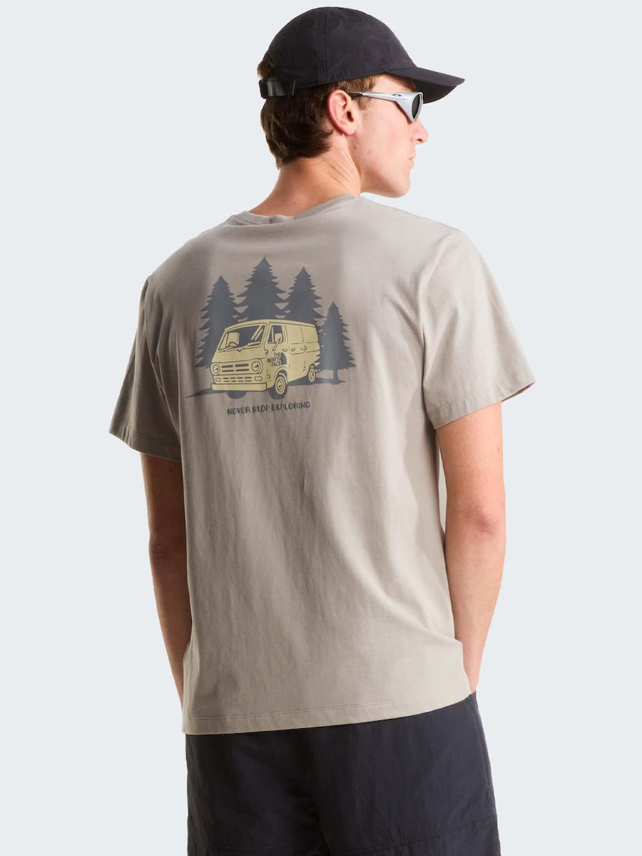 Ανδρικό Van Life Relaxed Graphic T-Shirt Γκρι The North Face NF0A8GQN-2MB1
