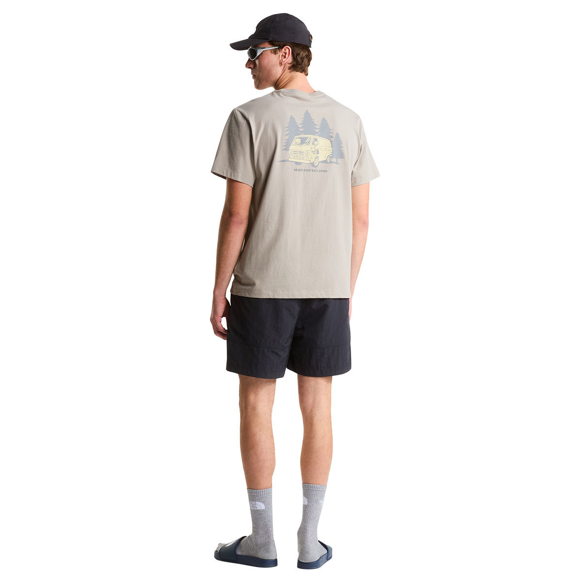 Ανδρικό Van Life Relaxed Graphic T-Shirt Γκρι The North Face NF0A8GQN-2MB1