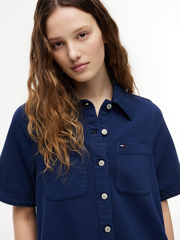 Γυναικείο Φόρεμα-Πουκαμίσα Navy Μπλε Tommy Jeans DW0DW22847-1A5