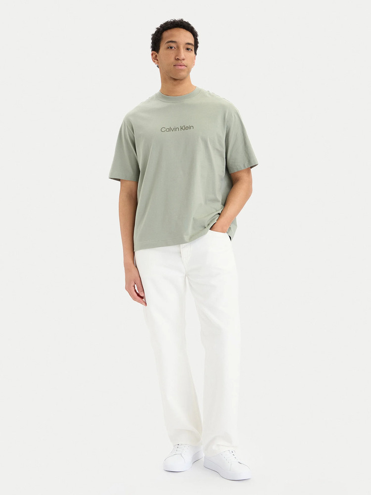 Ανδρικό T-shirt Χακί Calvin Klein LV040HM228-PEZ