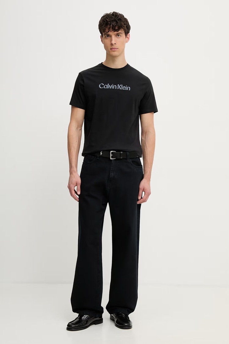Ανδρικό T-shirt Μαύρο Calvin Klein LV04LG809G-UB1
