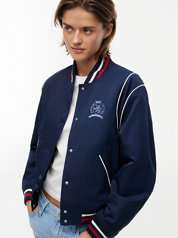 Γυναικείο Crest Varsity Μπουφάν Navy Μπλε Tommy Jeans DW0DW22919-C1G