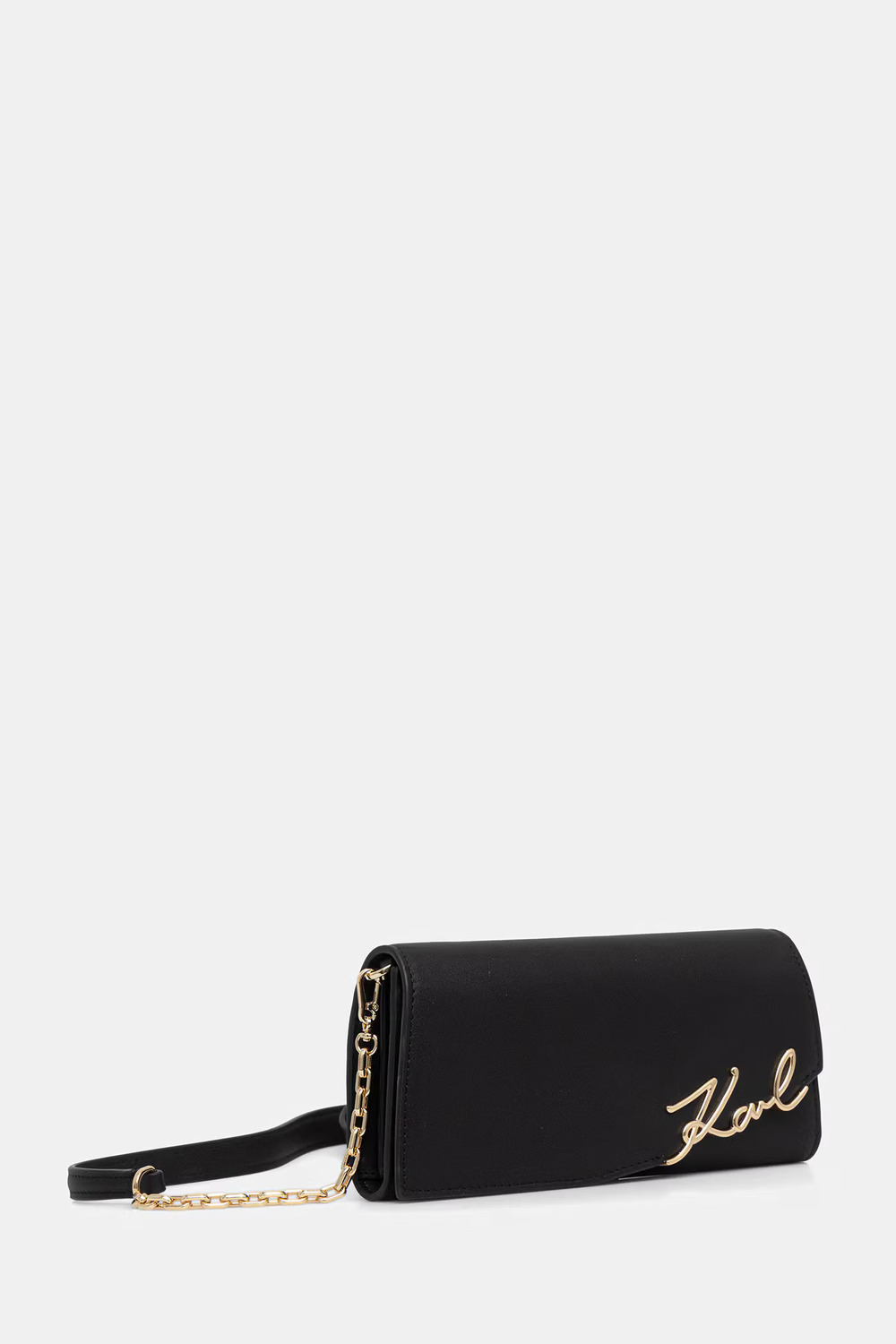 Γυναικεία K/Signature Τσάντα Χιαστί Μαύρη Karl Lagerfeld B3W30358-992 Black/Gold