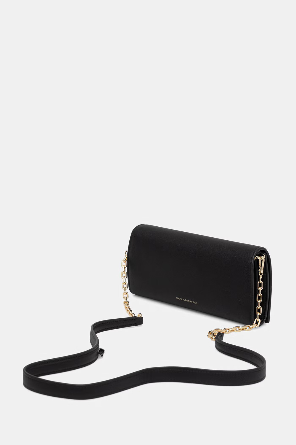 Γυναικεία K/Signature Τσάντα Χιαστί Μαύρη Karl Lagerfeld B3W30358-992 Black/Gold