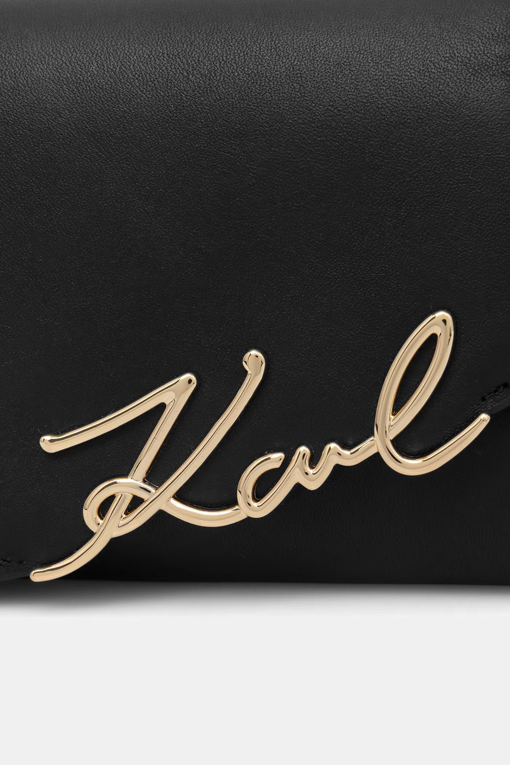 Γυναικεία K/Signature Τσάντα Χιαστί Μαύρη Karl Lagerfeld B3W30358-992 Black/Gold