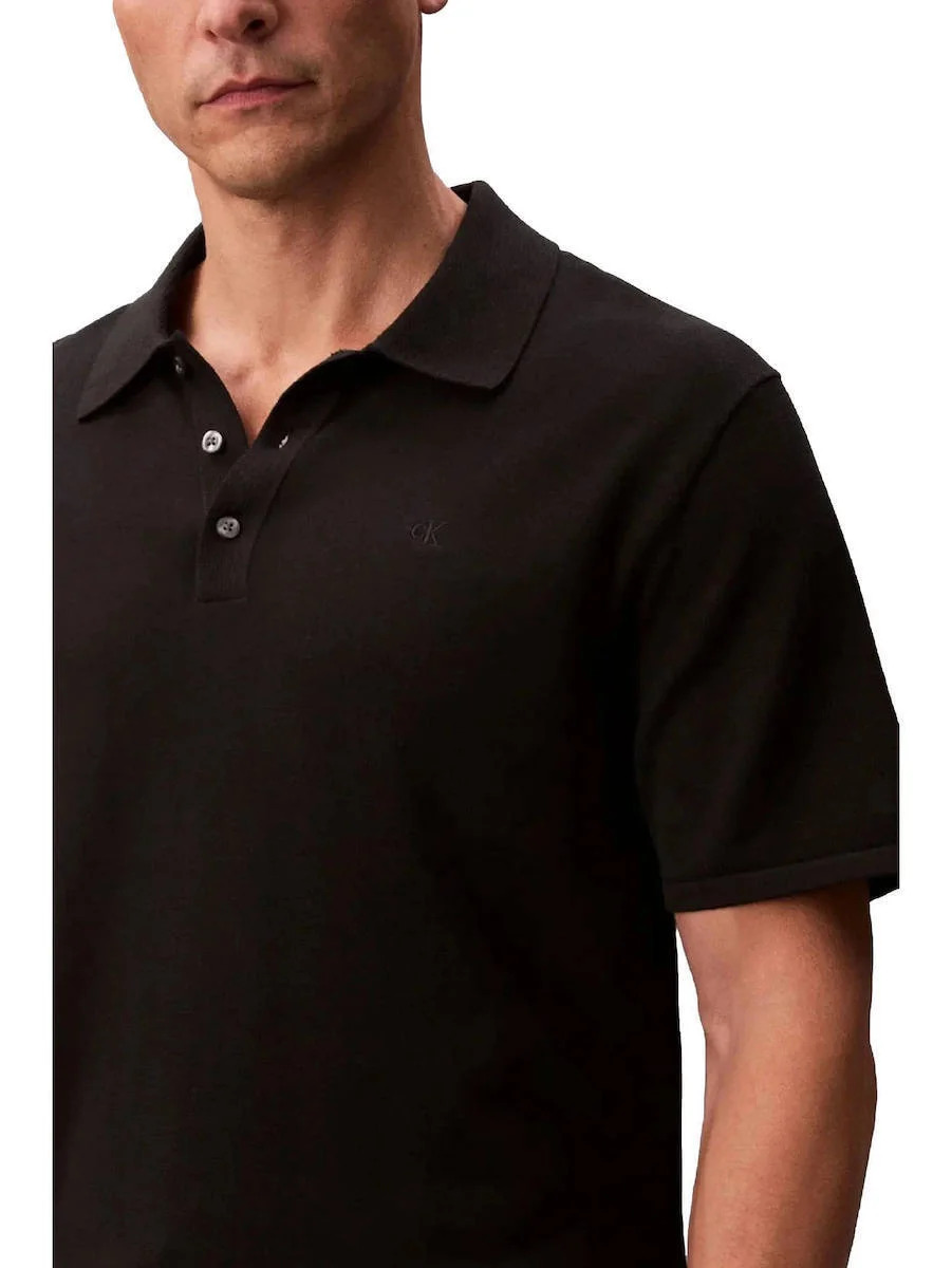 Ανδρικό Polo Μαύρο Calvin Klein LV04LC326G-UB1
