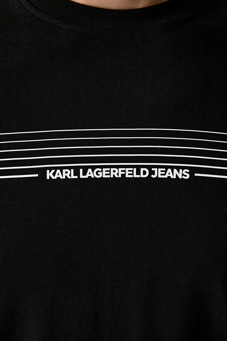 Ανδρικό T-shirt Μαύρο Karl Lagerfeld Jeans B3M17001-999 Black