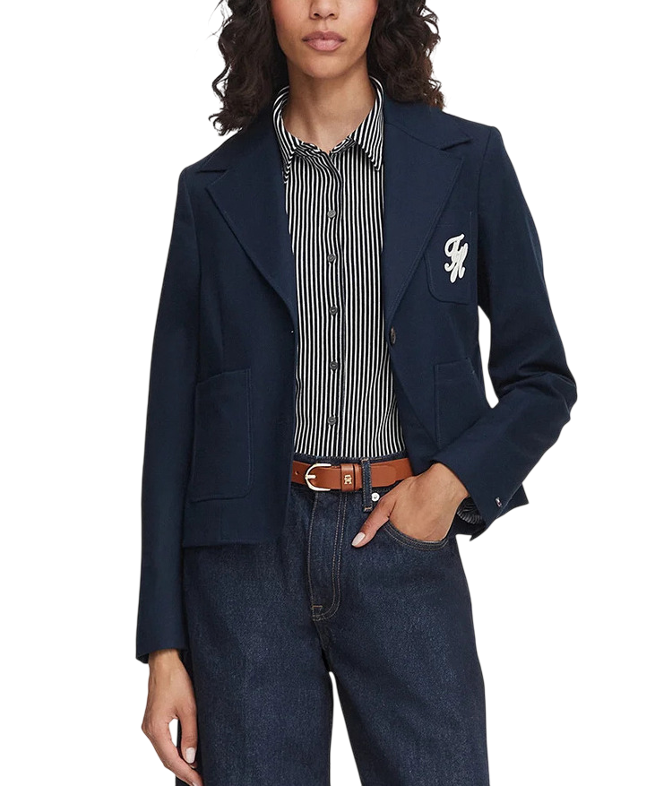 Γυναικείο Σακάκι Navy Μπλε Tommy Hilfiger WW0WW50146-C1G