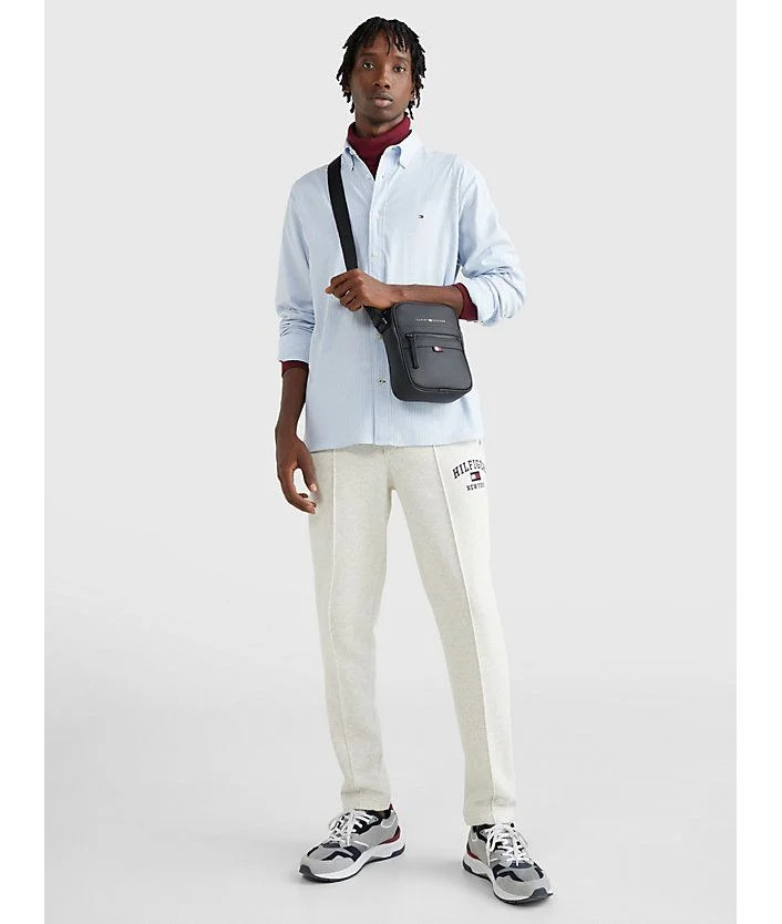 Ανδρική Mini Reporter Τσάντα Μαύρη Tommy Hilfiger AM0AM09504-BDS