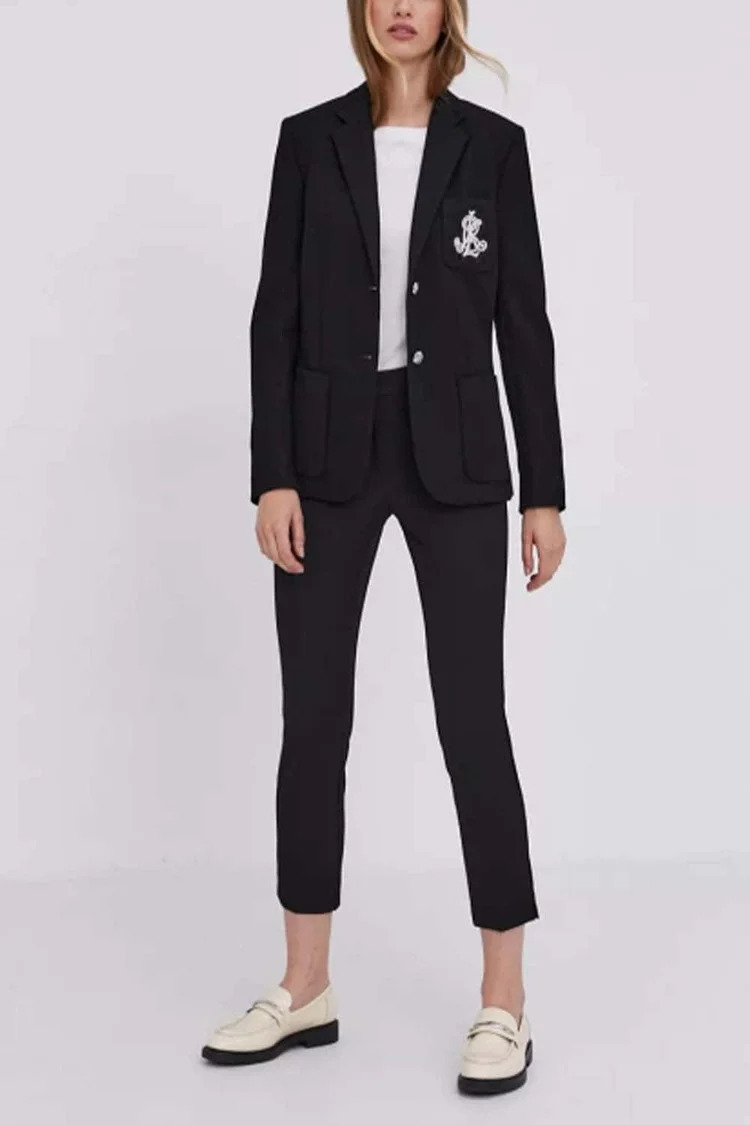 Γυναικείο Anfisa Σακάκι Μαύρο Ralph Lauren 200797305004-BLACK
