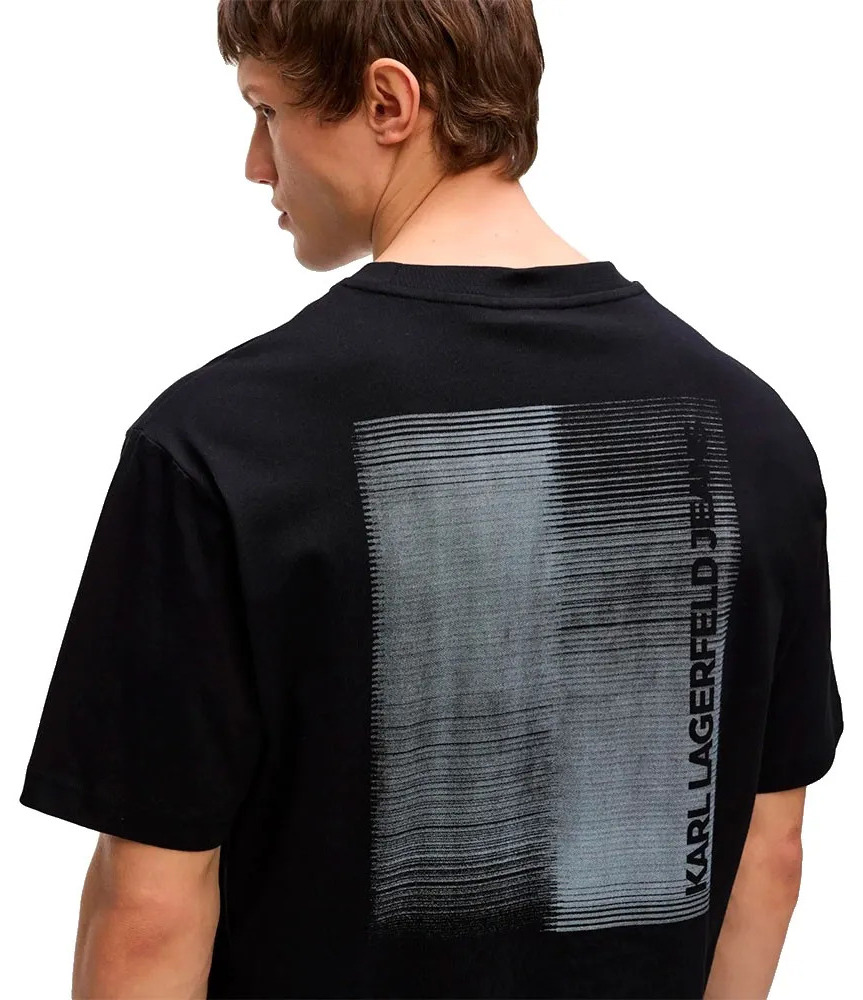 Ανδρικό T-shirt Μαύρο Karl Lagerfeld Jeans B3M17009-999 Black