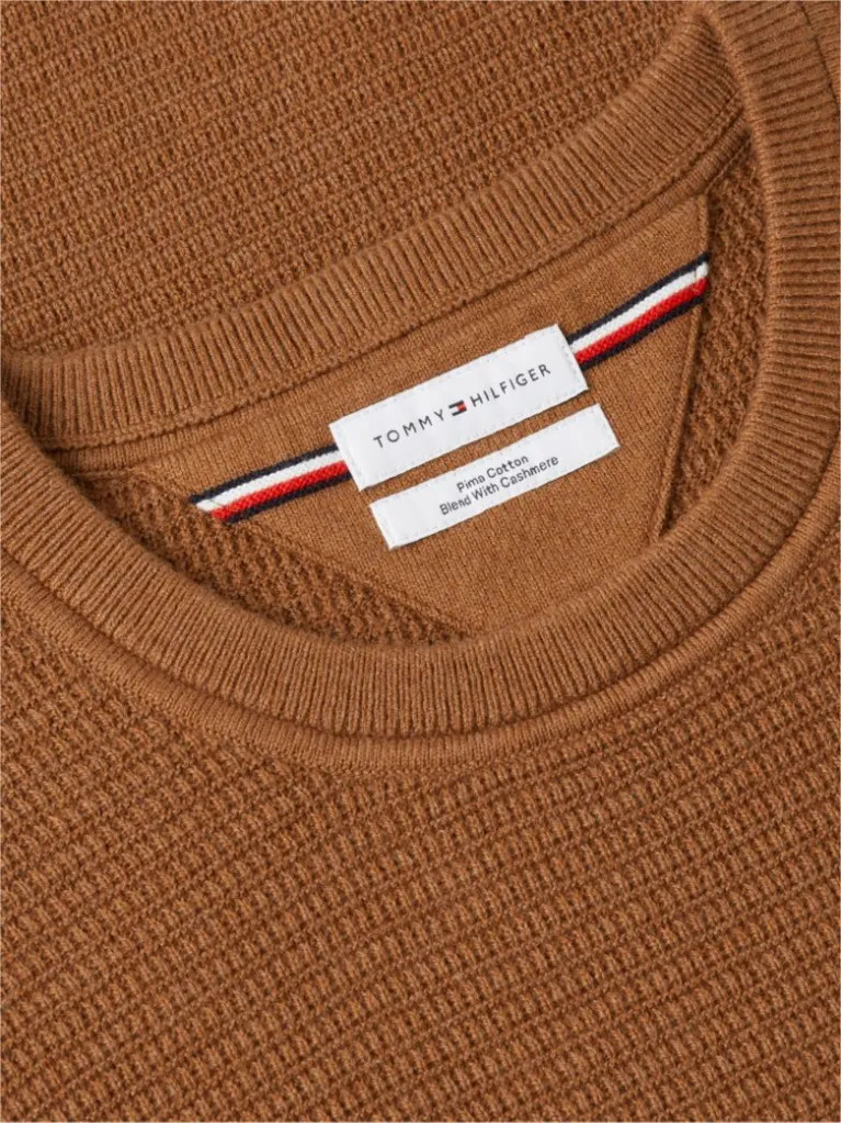 Ανδρικό Πουλόβερ Καφέ Tommy Hilfiger MW0MW44759-HID