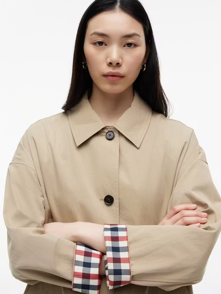 Γυναικεία Καπαρντίνα Μπεζ Tommy Hilfiger WW0WW49842-AEH