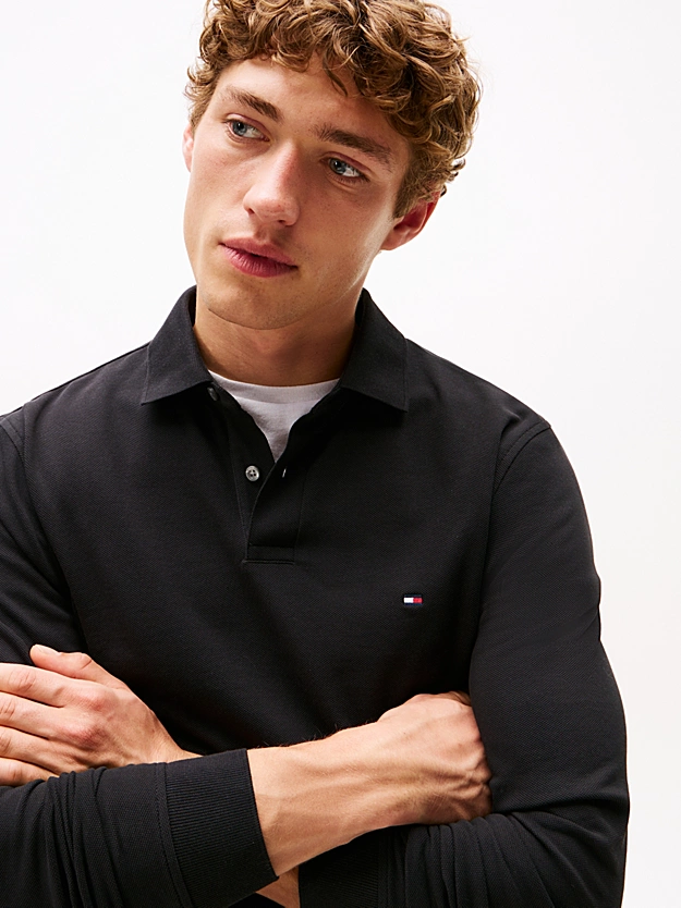 Ανδρικό 1985 Polo Μαύρο Tommy Hilfiger MW0MW20183-BDS