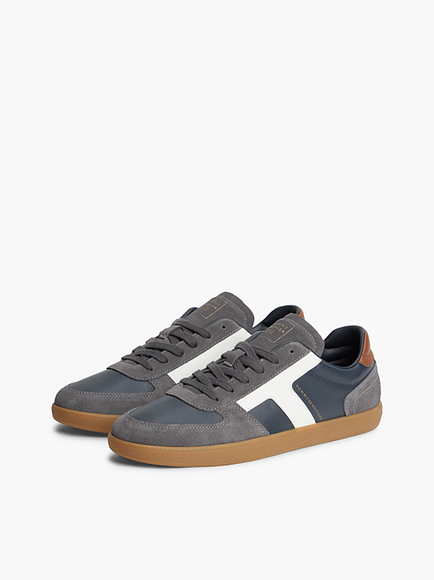 Ανδρικά Δερμάτινα TH Tribeca Sneakers Μπλε Tommy Hilfiger FM0FM06068-DW5