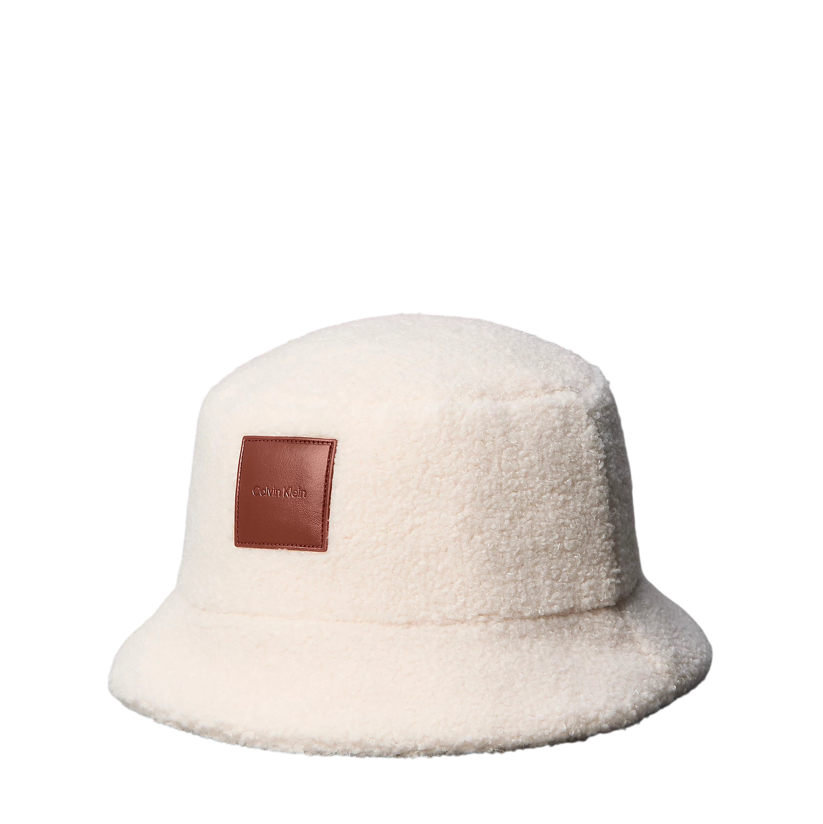 Γυναικείο Sherpa Bucket Καπέλο Εκρού Calvin Klein LV04F5097G-QYJ