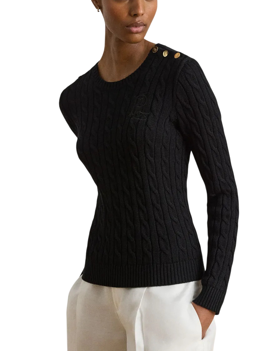 Γυναικείο Πουλόβερ Μαύρο Ralph Lauren 200P14039001-BLACK