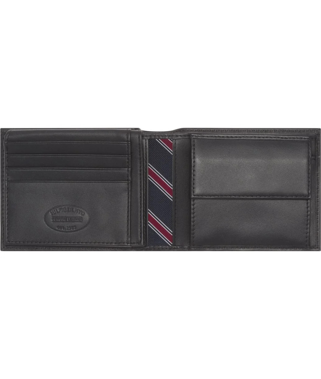 Ανδρικό Δερμάτινο Eton Πορτοφόλι Μαύρο Tommy Hilfiger AM0AM00652-002