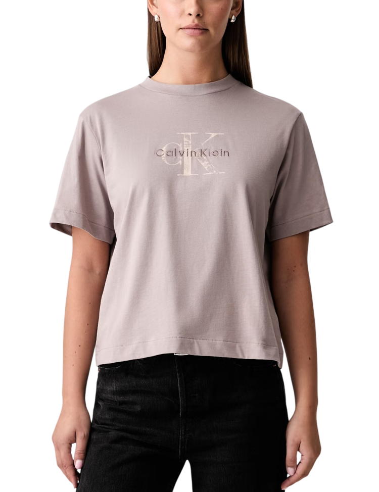 Γυναικείο T-shirt Λιλά Calvin Klein LV047H802G-8WX