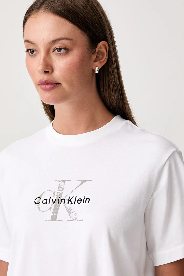 Γυναικείο T-shirt Λευκό Calvin Klein LV047H802G-YAF