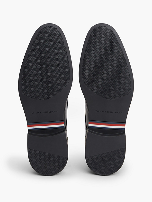 Ανδρικά Δερμάτινα Παπούτσια Μαύρα Tommy Hilfiger FM0FM06023-BDS