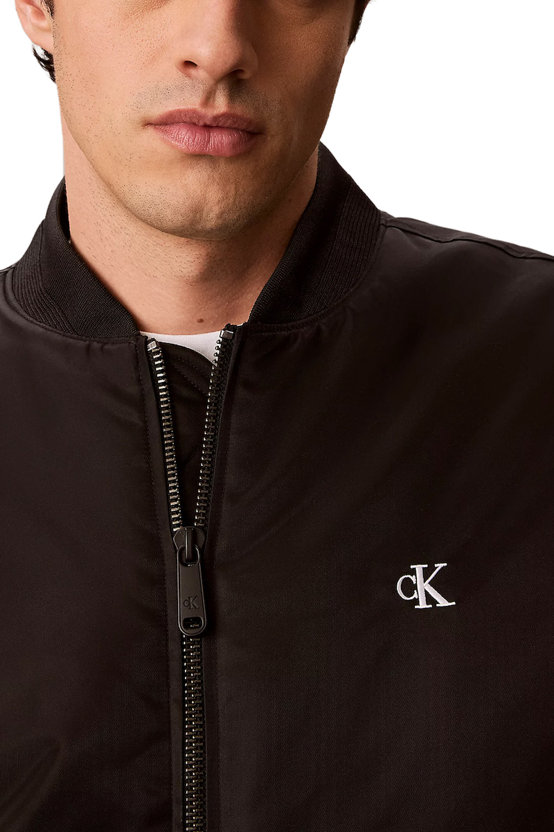 Ανδρικό Bomber Μπουφάν Μαύρο Calvin Klein LV04RG505G-UB1