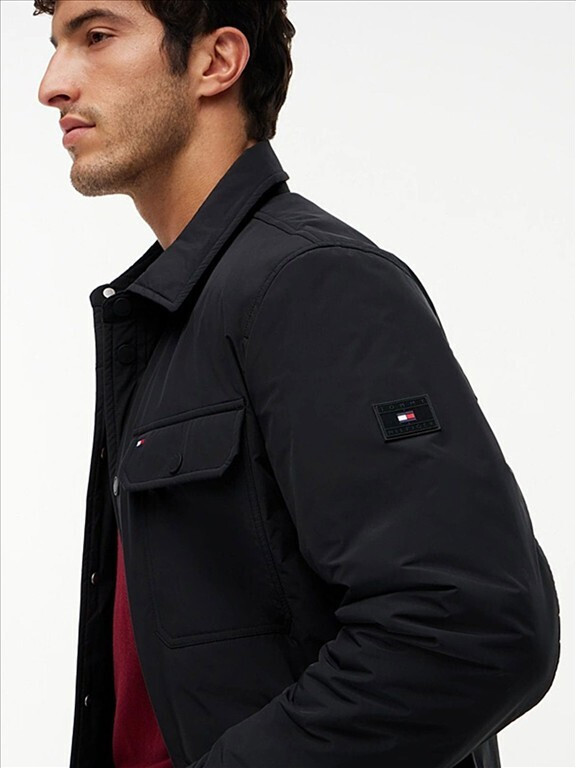 Ανδρικό Μπουφάν Μαύρο Tommy Hilfiger MW0MW44767-BDS