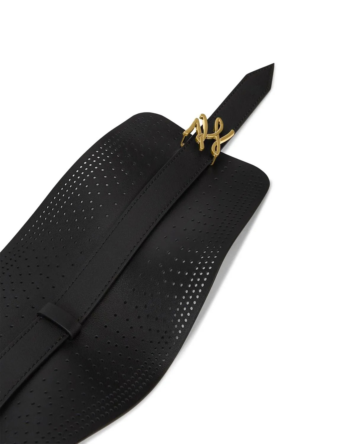 Γυναικεία Δερμάτινη K/Autograph Ζώνη Μαύρη Karl Lagerfeld B3W33015-999 Black