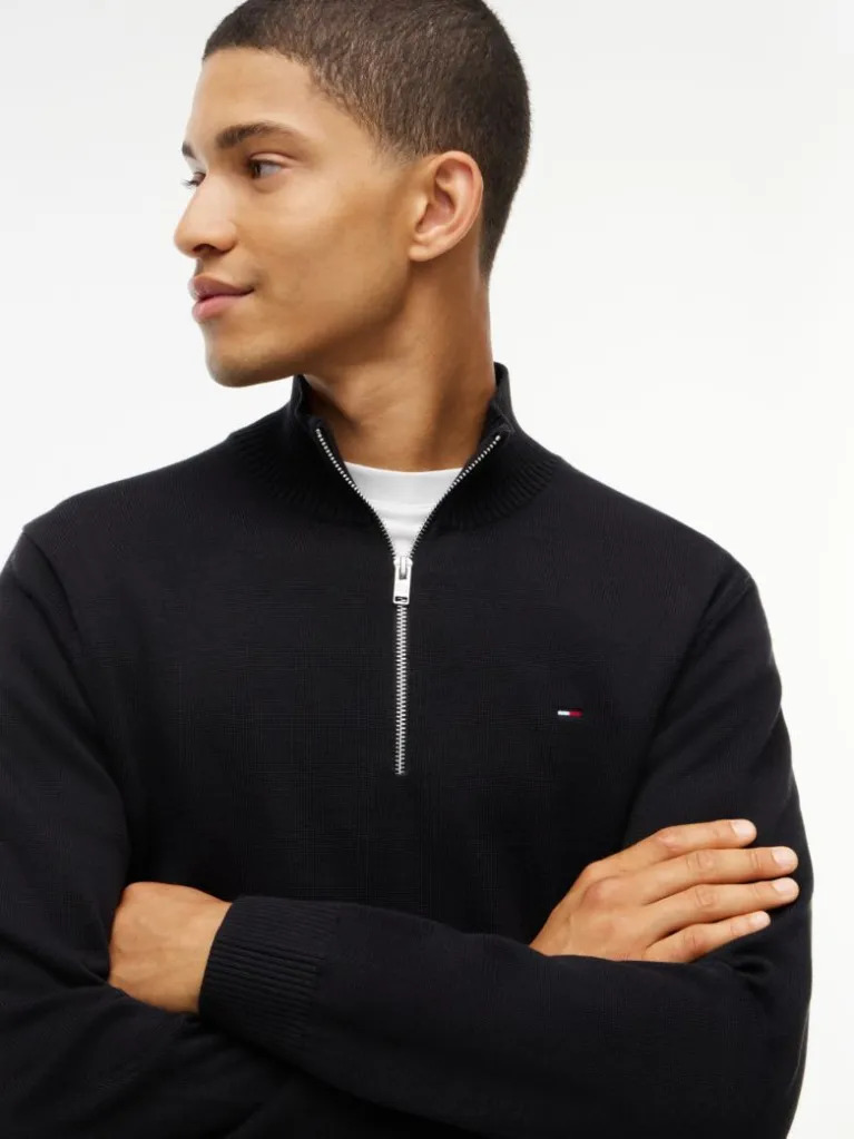 Ανδρικό Πουλόβερ Μαύρο Tommy Jeans DM0DM21654-BDS