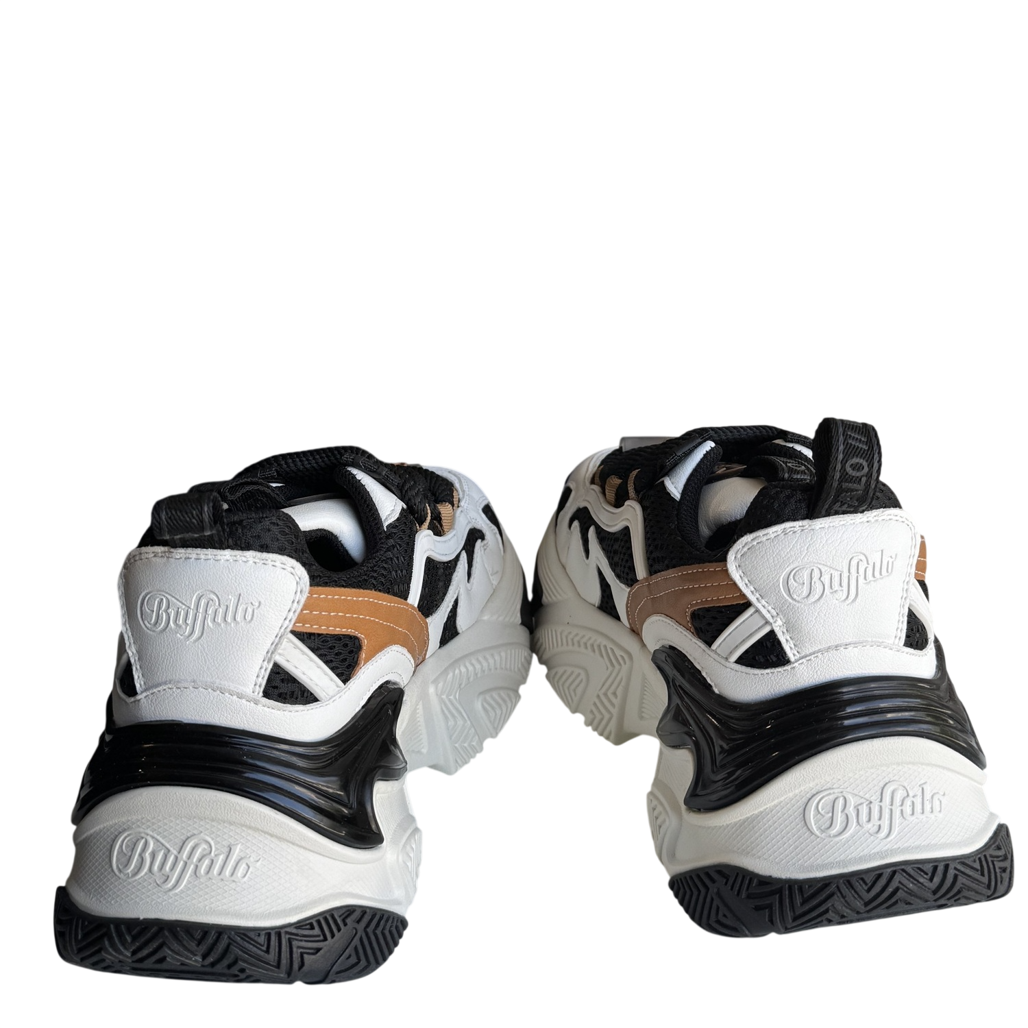 Γυναικεία Fion One Sneakers Λευκά Buffalo BUFPD00016370-WHITE BLK BROWN