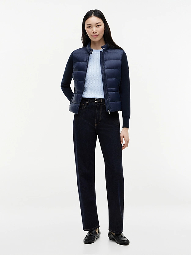 Γυναικείο Μπουφάν Navy Μπλε Tommy Hilfiger WW0WW51095-C1G