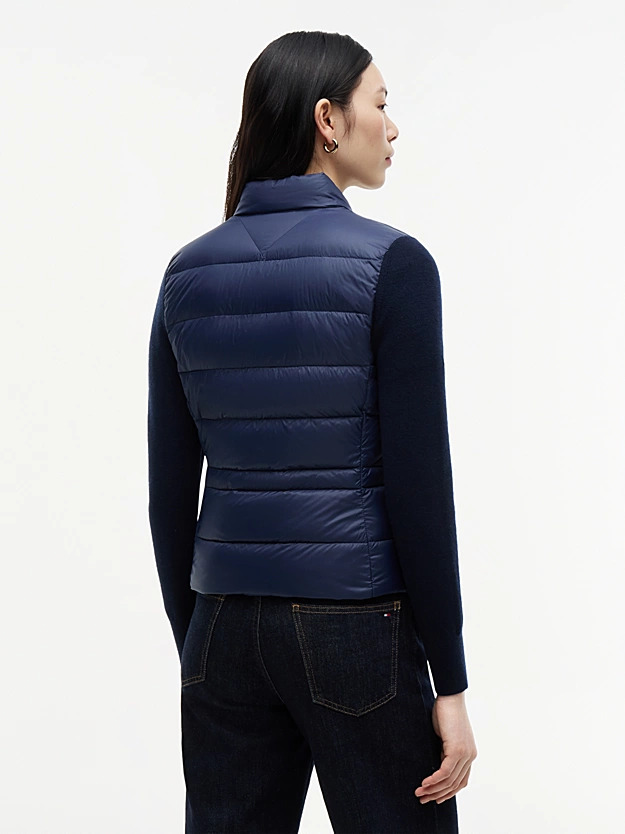 Γυναικείο Μπουφάν Navy Μπλε Tommy Hilfiger WW0WW51095-C1G