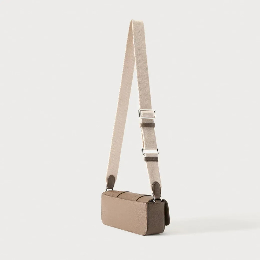 Γυναικεία K/Rsg Mini Flap Τσάντα Χιαστί Καφέ Karl Lagerfeld B3W30342-2PR Taupe