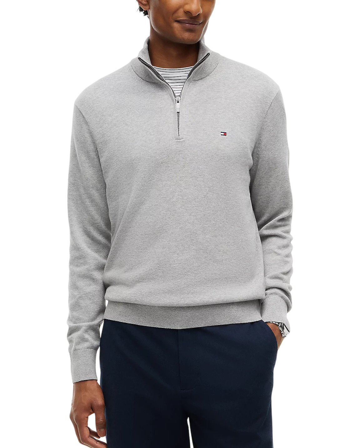 Ανδρικό Πουλόβερ Γκρι Tommy Hilfiger MW0MW28049-P01