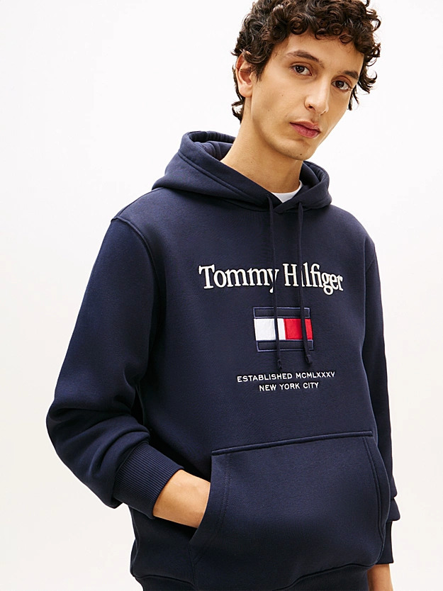 Ανδρικό Φούτερ Navy Μπλε Tommy Hilfiger MW0MW42735-DW5