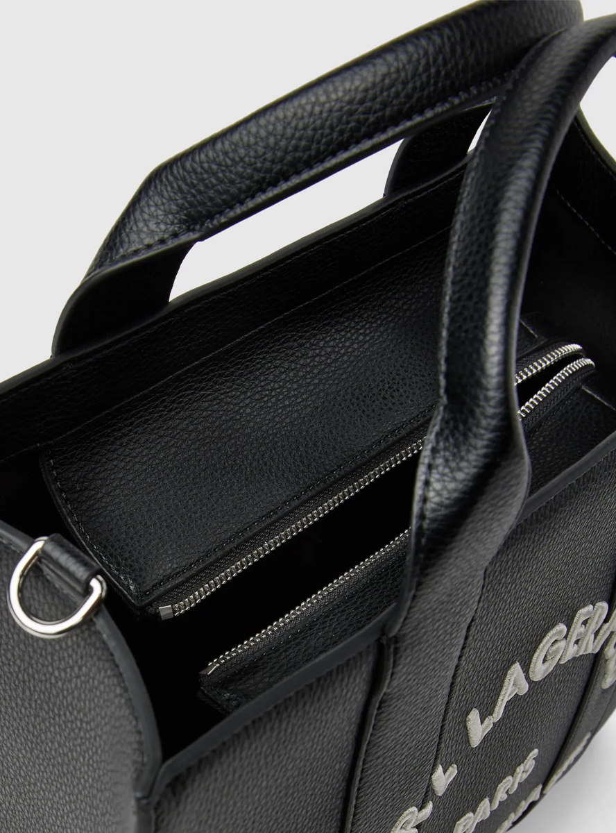 Γυναικεία K/Rsg Tote Τσάντα Μαύρη Karl Lagerfeld B1W30041-101 White/Black