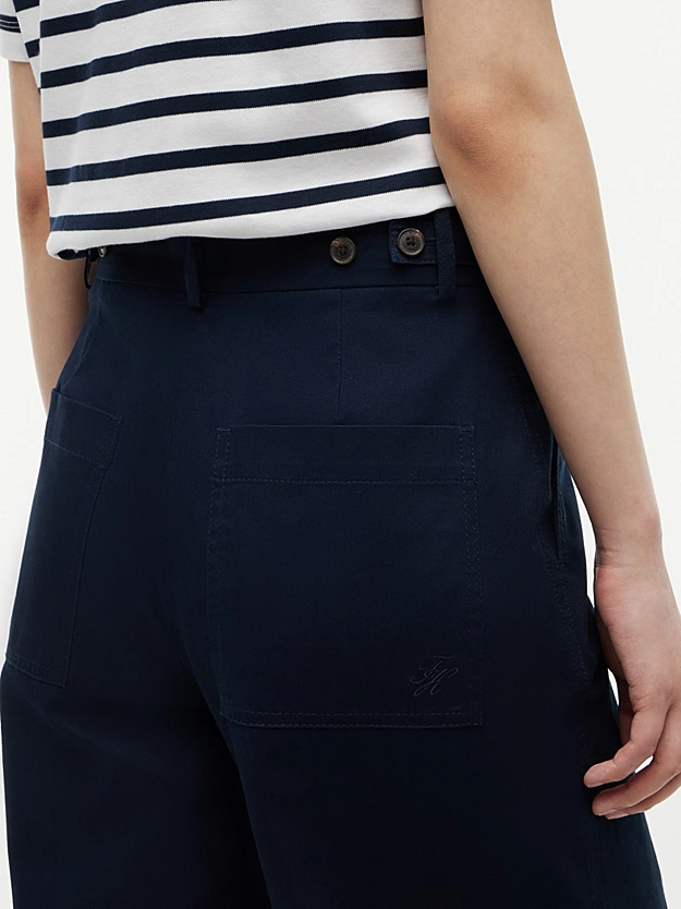 Γυναικείο Παντελόνι Navy Μπλε Tommy Hilfiger WW0WW50135-C1G