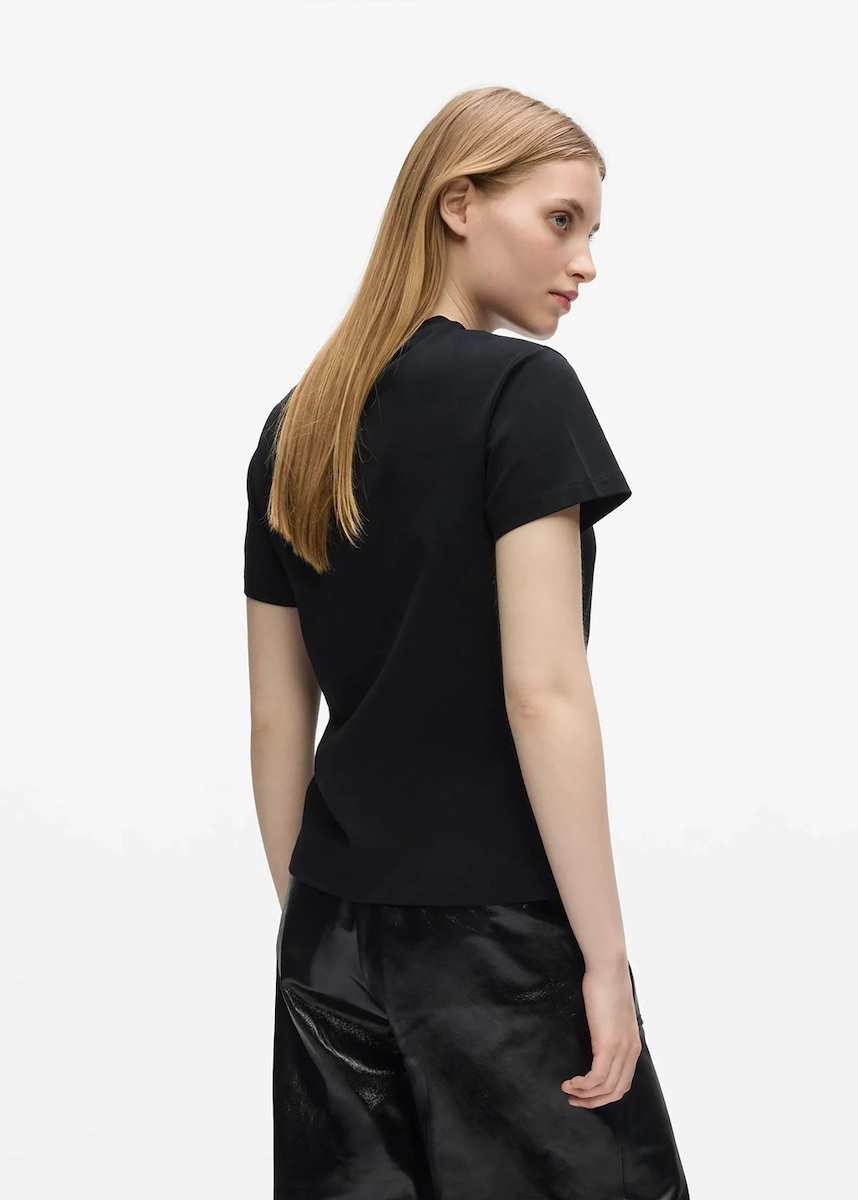 Γυναικείο T-shirt Μαύρο Karl Lagerfeld B4W17038-999 Black