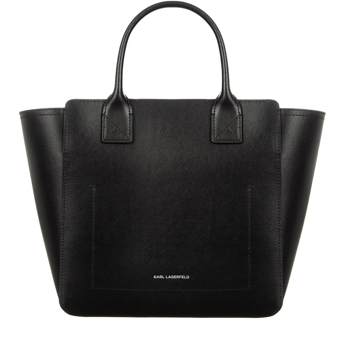 Γυναικεία Δερμάτινη K/Daily Tote Τσάντα Μαύρη Karl Lagerfeld B3W30093-1AV Black