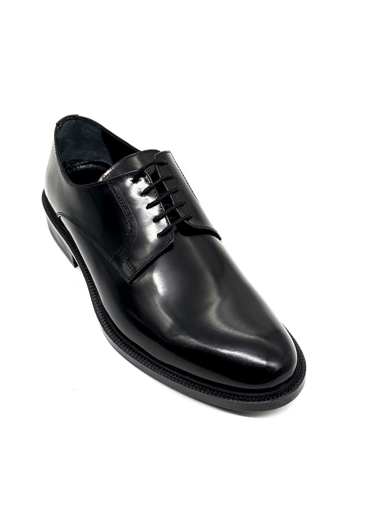Ανδρικά Δερμάτινα Παπούτσια Μαύρα Diadoch 5206-BLACK