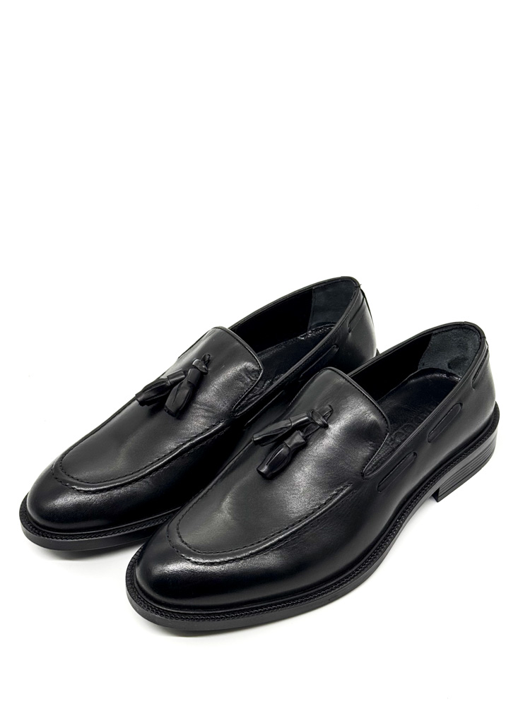 Ανδρικά Δερμάτινα Παπούτσια Μαύρα Diadoch 310321-BLACK