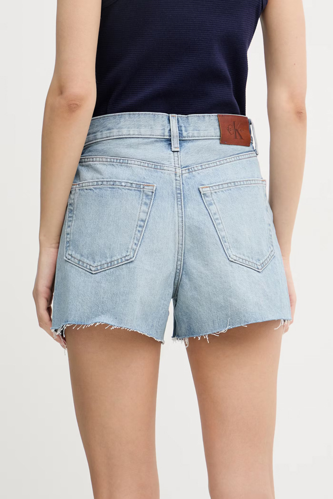 Γυναικεία 90s Τζιν Βερμούδα Γαλάζια Calvin Klein LV047F765G-XHE