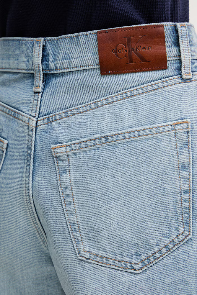 Γυναικεία 90s Τζιν Βερμούδα Γαλάζια Calvin Klein LV047F765G-XHE
