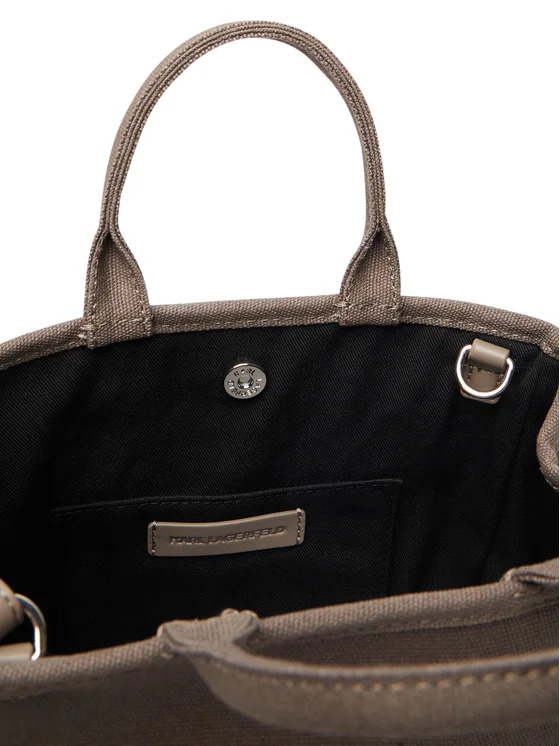 Γυναικεία Trapeze Mini Shopper Τσάντα Καφέ Karl Lagerfeld B2W50003-2PR Taupe