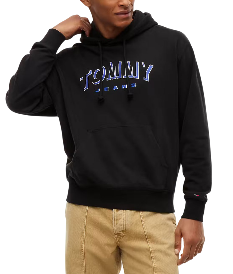 Ανδρικό Φούτερ Μαύρο Tommy Jeans DM0DM23582-BDS
