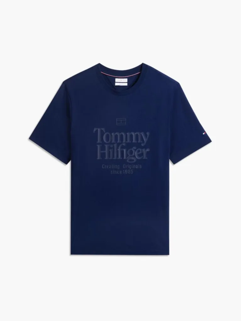 Ανδρικό T-shirt Μπλε Tommy Hilfiger MW0MW44886-DCC