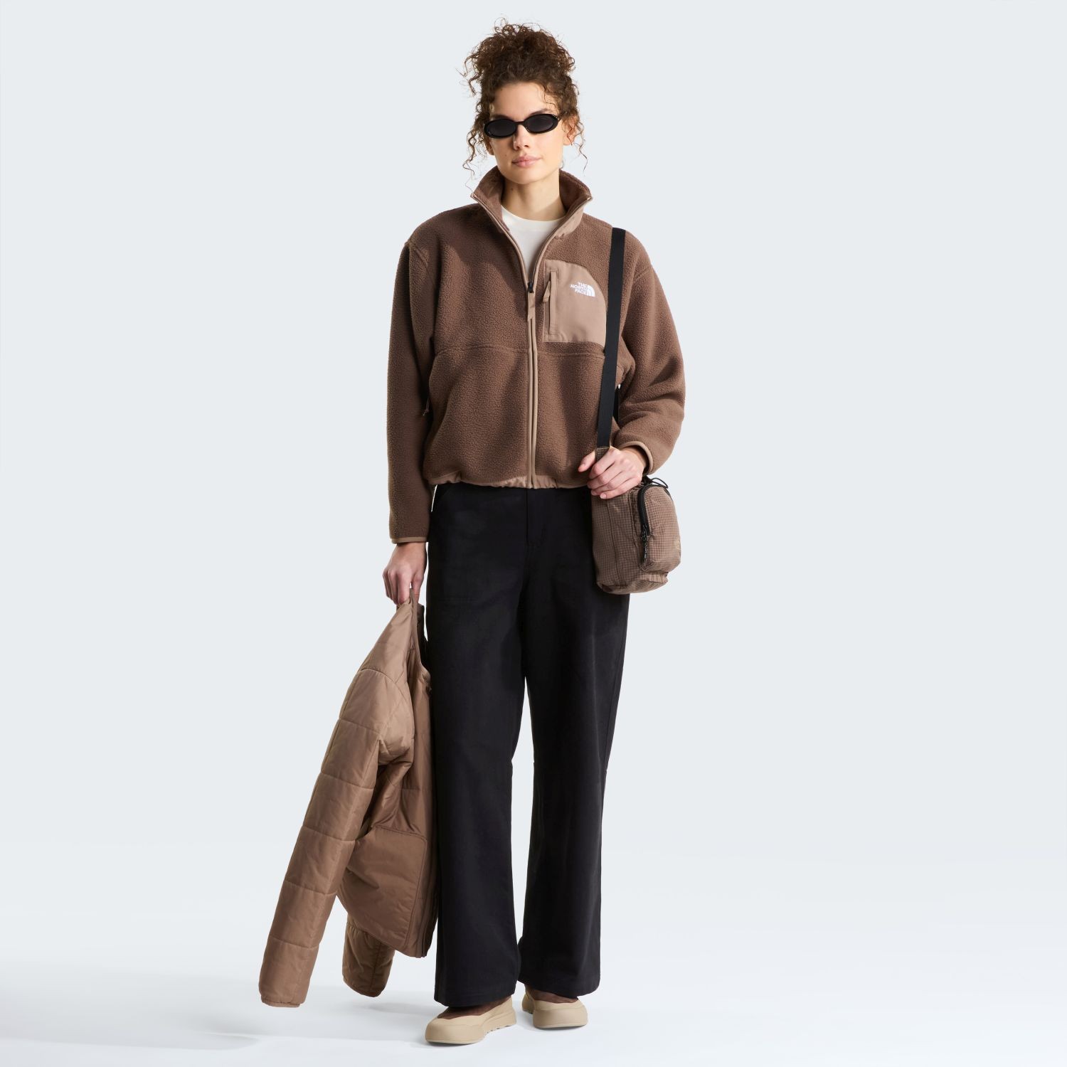 Γυναικεία Yumiori Off Peak Ζακέτα Καφέ The North Face NF0A8EUZ-UH11