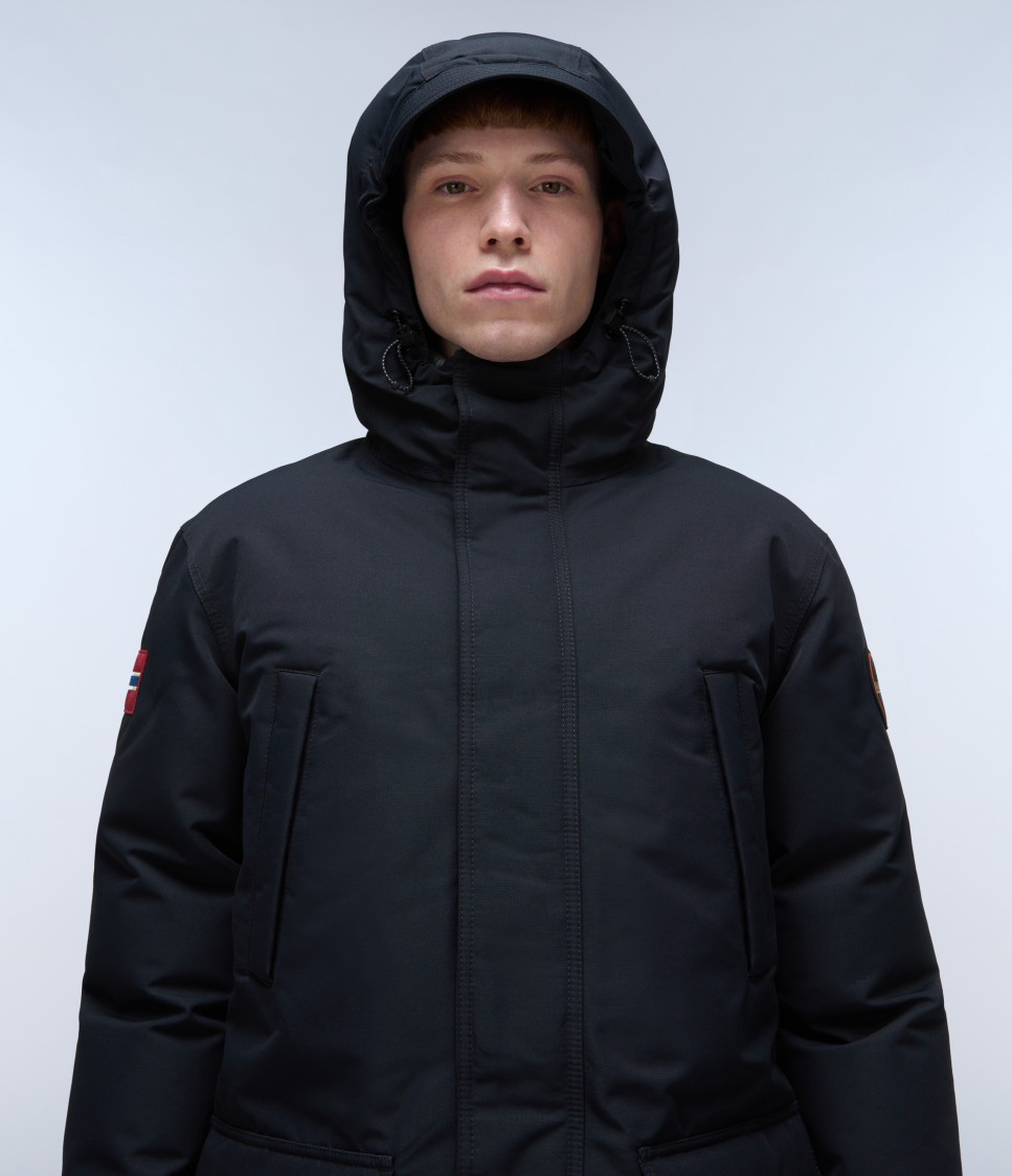Ανδρικό Cornier Parka Μαύρο Napapijri NP0A892J-9411