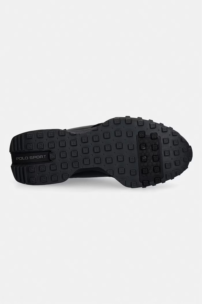 Ανδρικά Δερμάτινα Eldridge Sneakers Μαύρα Ralph Lauren 809P15094001-Black